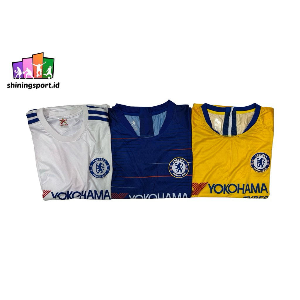 Jersey Bola Dewasa Retro Vintage Chelsea Home Away 2015/2016 2018/2019 All Size Fit To XL Logo Bordi