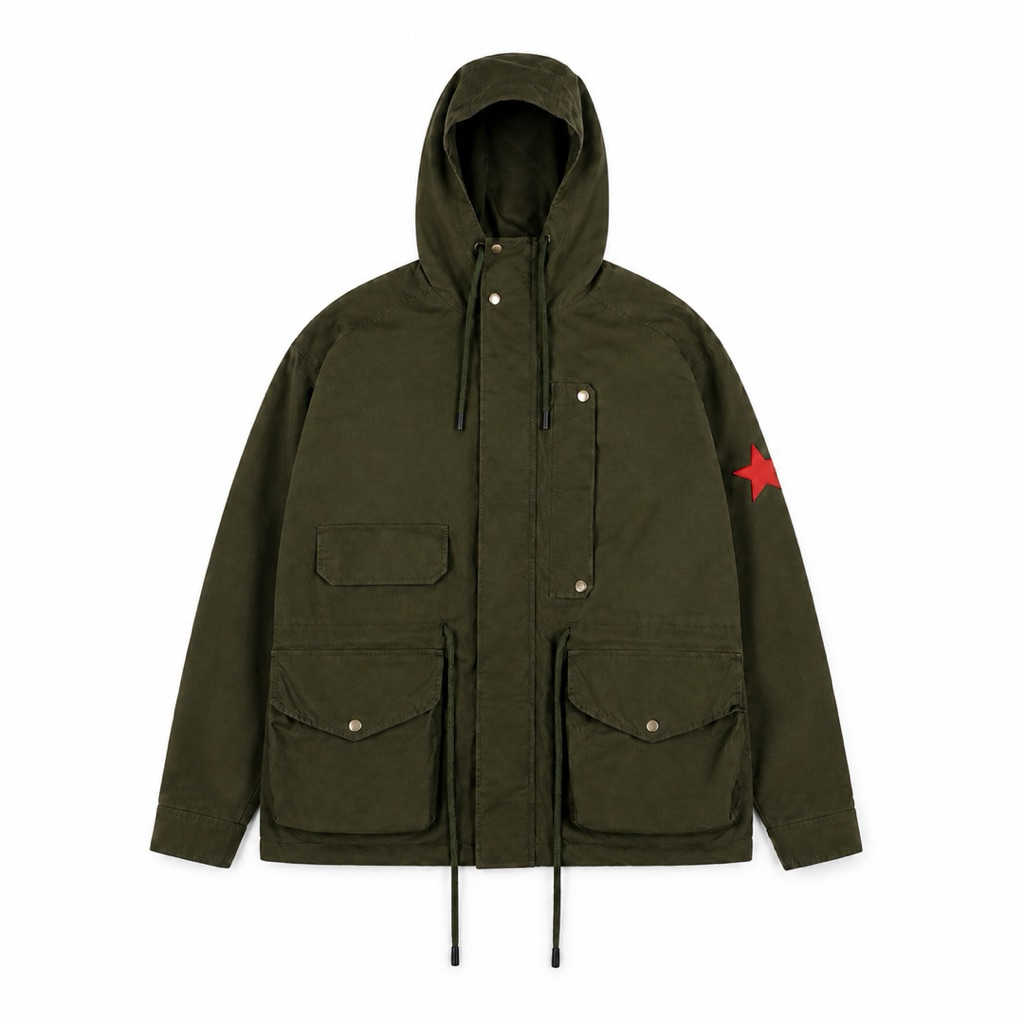 NORTH Parka Jaket Army casual |  parka Dilan pria wanita