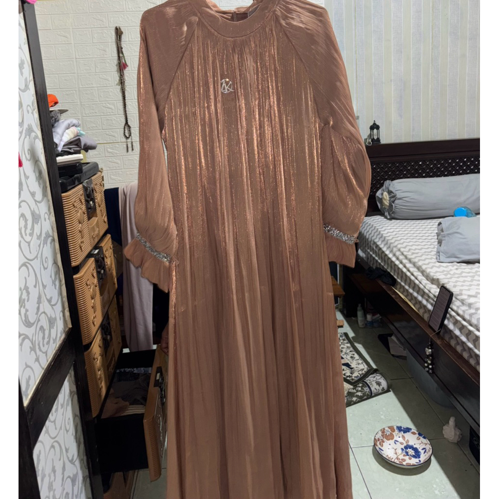 GAMIS Shimmer Organza Gold brown ZK Collection