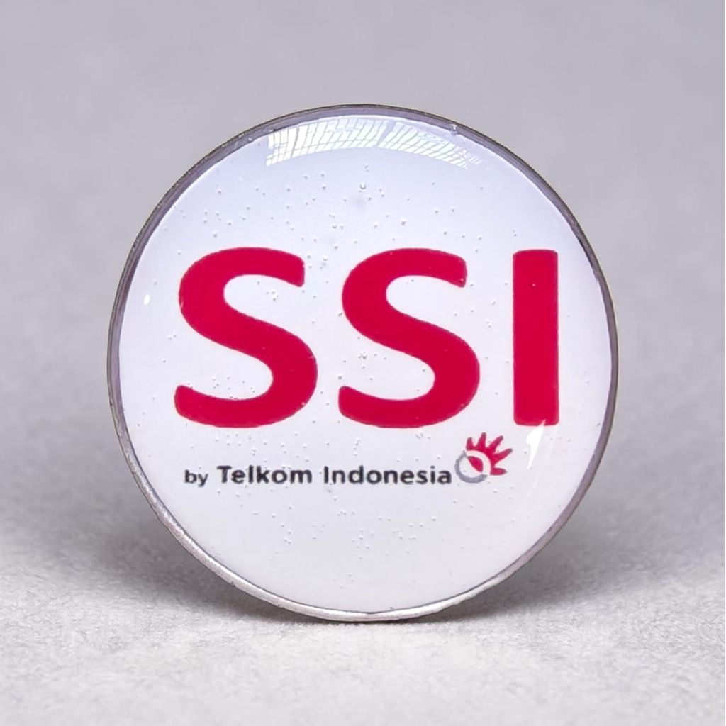 READY PIN RESIN Timbul Ssi by Telkom Indo accessories magnet / peniti terbaru