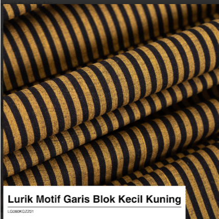 Lurik Motif Garis Blok Kecil Prasojo