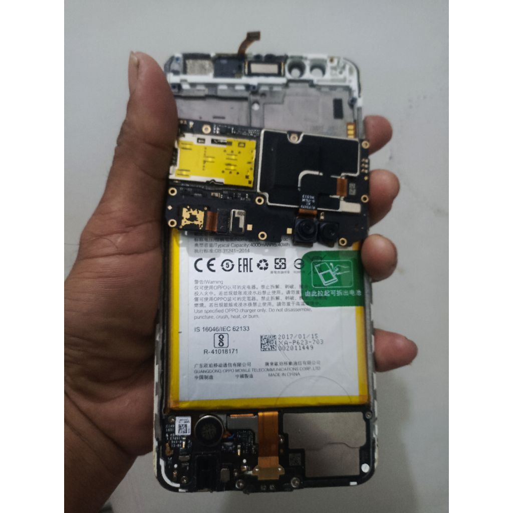 oppo f3 plus minus lcd
