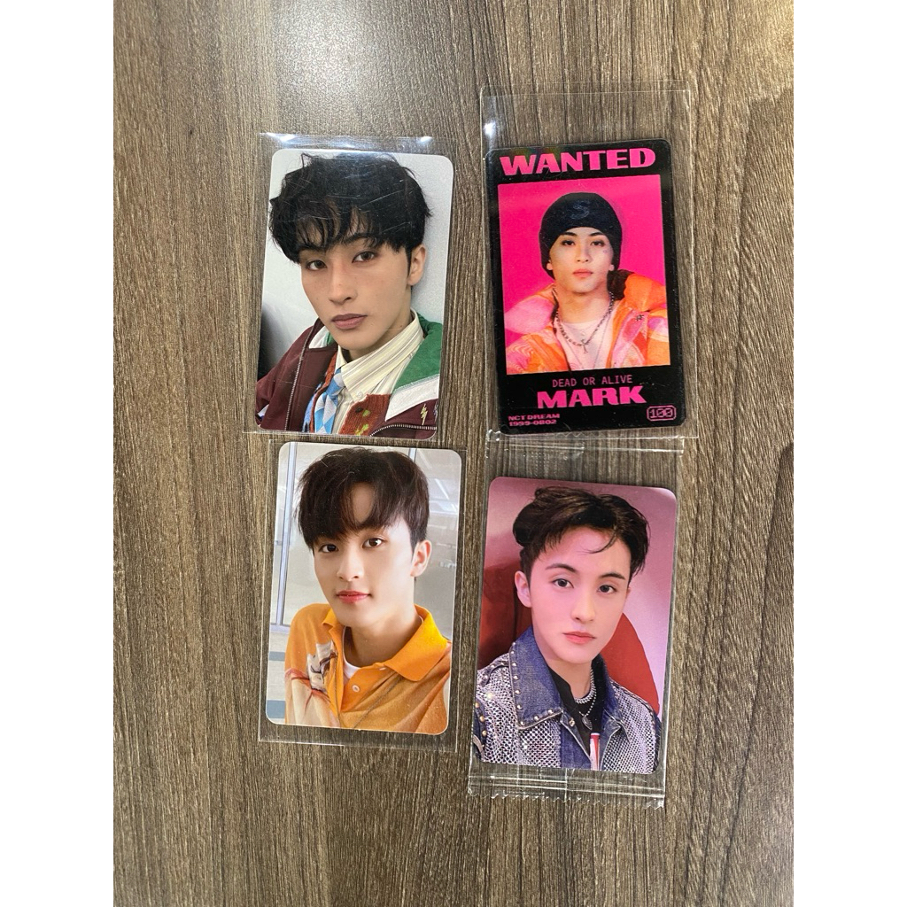 MARK NCT PHOTOCARD - the firstfruit ktown pob, minibag hot summer, istj ktown pob