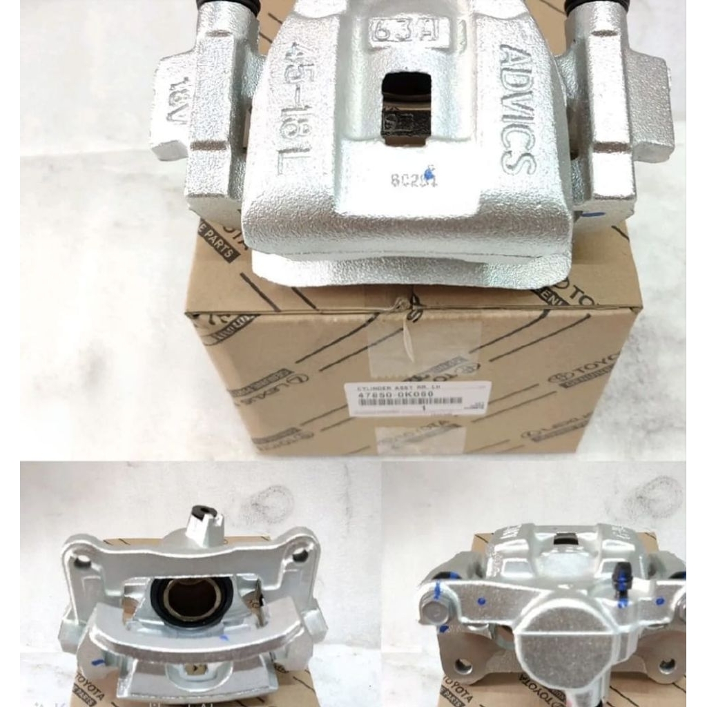 Caliper Belakang Kiri/Cylinder Assy Rear LH Toyota Fortuner Vrz 47850-0K060 Original Baru