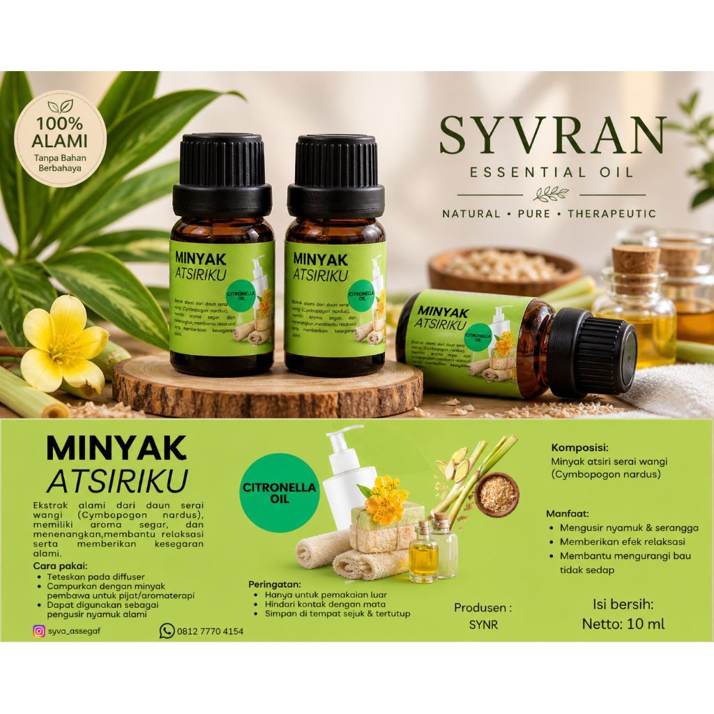 Minyak Atsiri Sereh Wangi