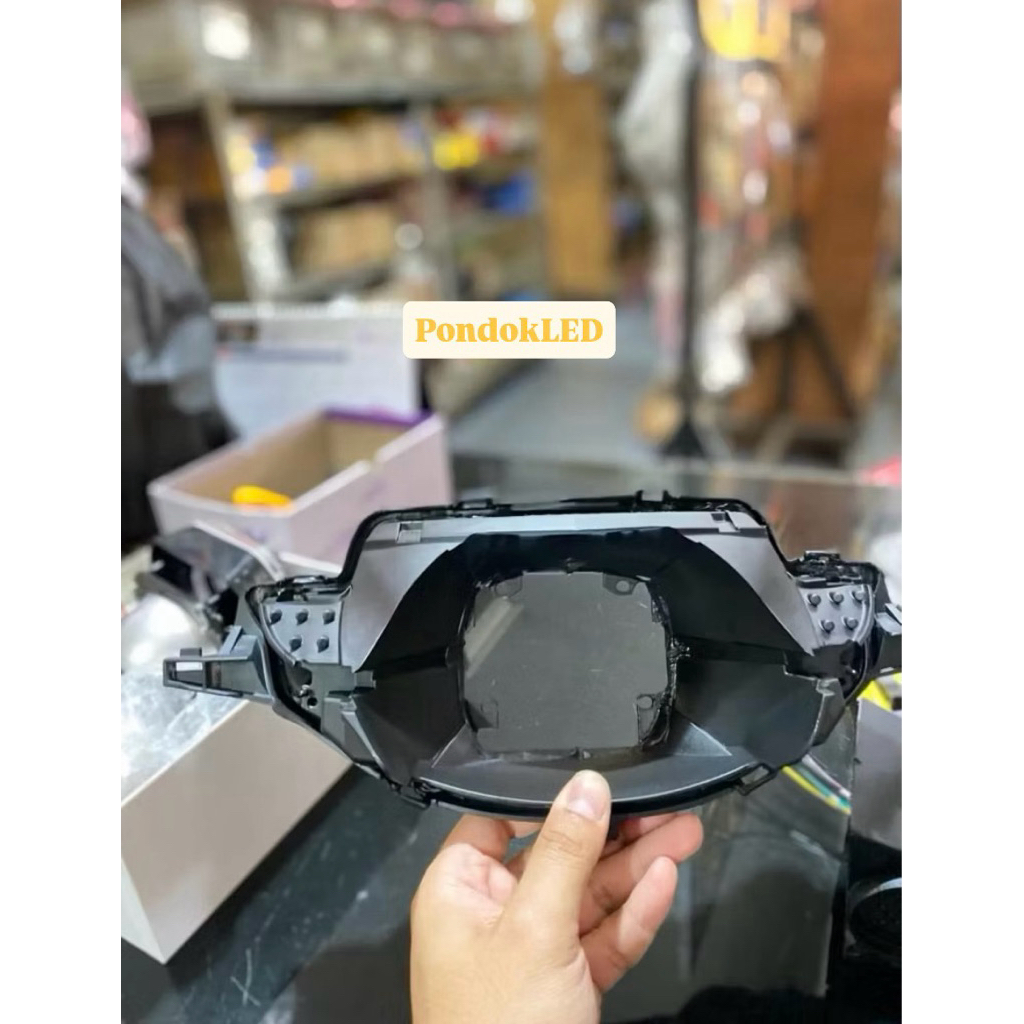 reflektor headlamp Retrofit biled 2.5inch supra x 125 karbu old free box belakang