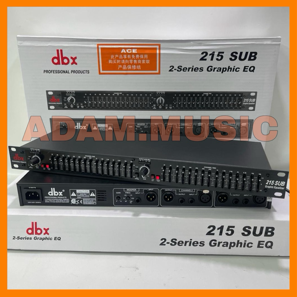 Equaliser DBX 215 SUB Garde A DBX215plus