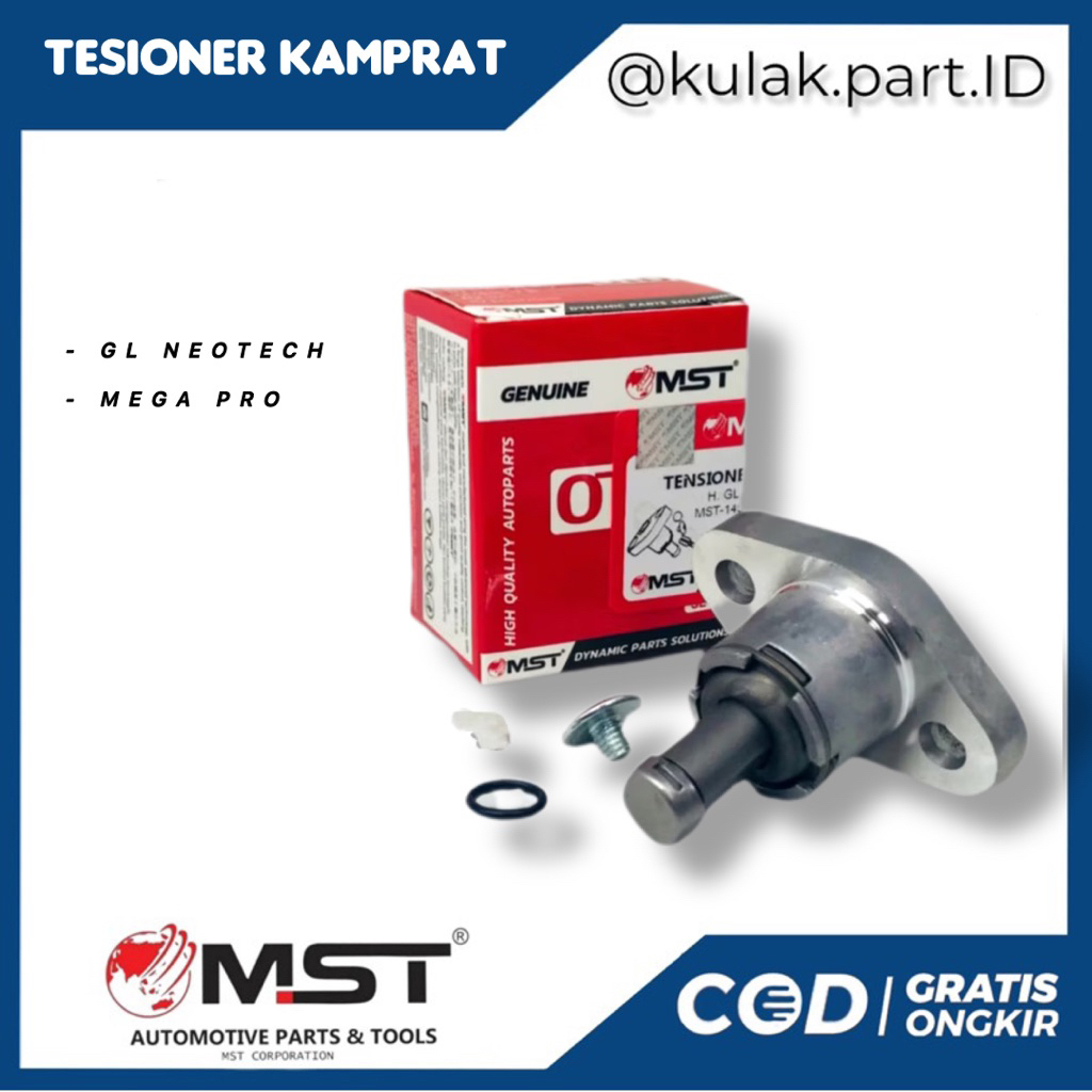 Tensioner Kamprat Gl-Max Mega Pro Tonjokan Keteng GL-Max/Pro Setelan Tensioner Kamprat GL Neotech MS