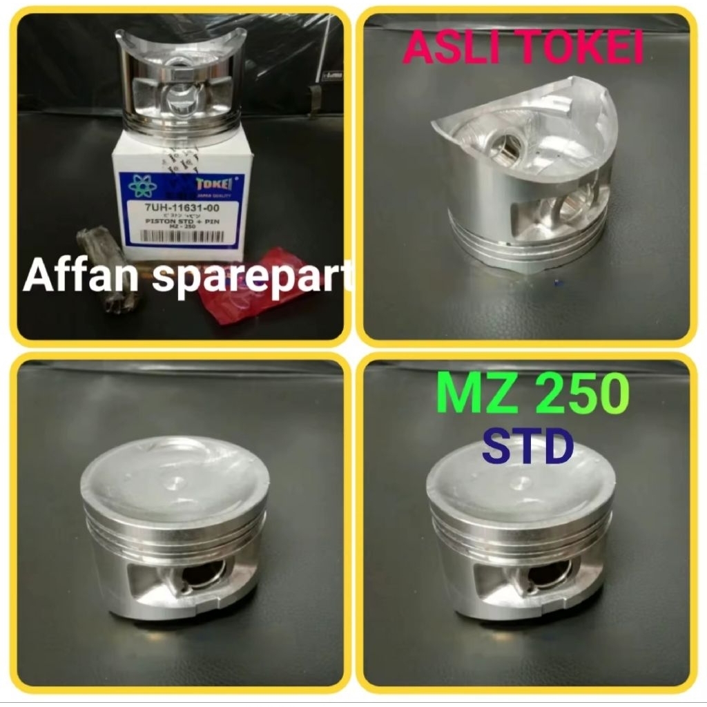 PISTON STD MESIN YAMAHA MZ 250 / SEHER YAMAHA MZ 250 TOKEI