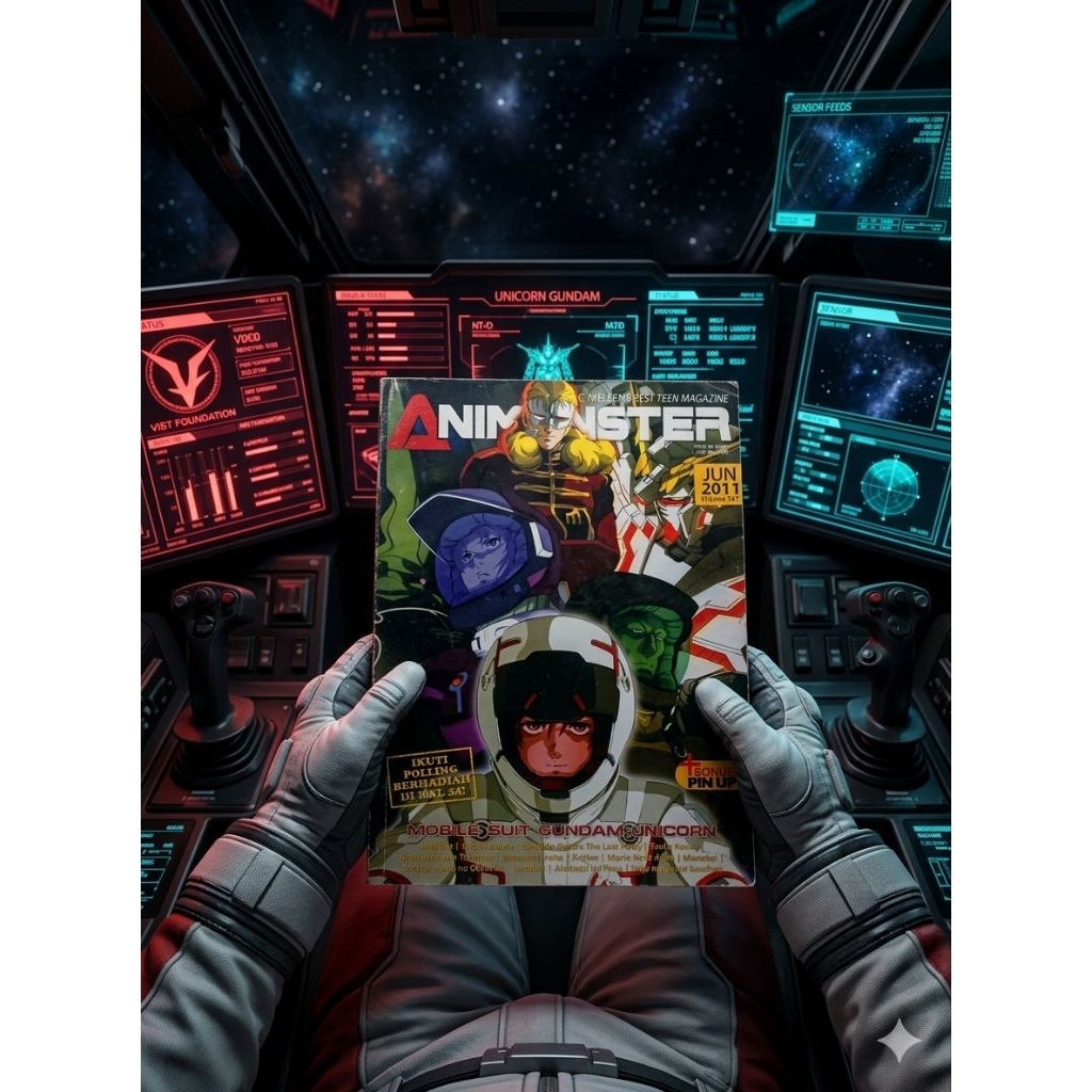 RARE ITEM: Animonster Juni 2011 - Gundam Unicorn Edition