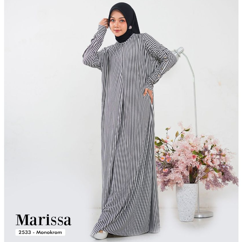 Gamis Marissa Kode 2533 By Taneem Muslim Dress