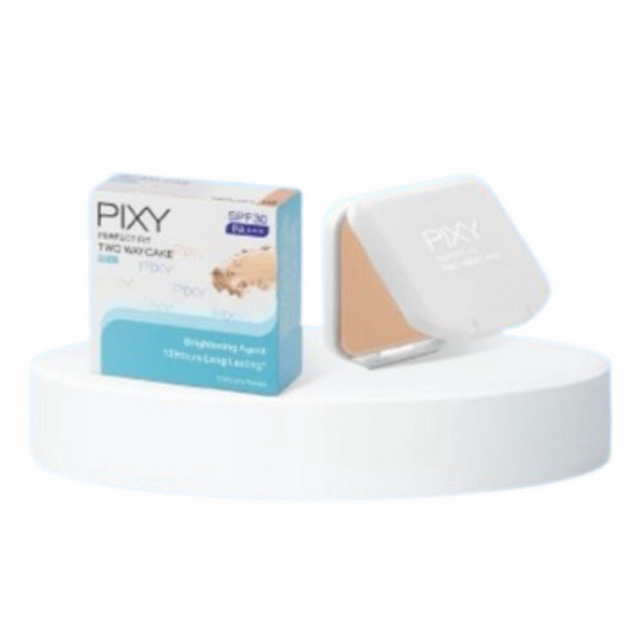 PIXY TWO WAY CAKE PERFECT FIT REFILL TWC BEDAK WAJAH AWET TAHAN LAMA COMPACT POWDER  | WHITE CREAM R