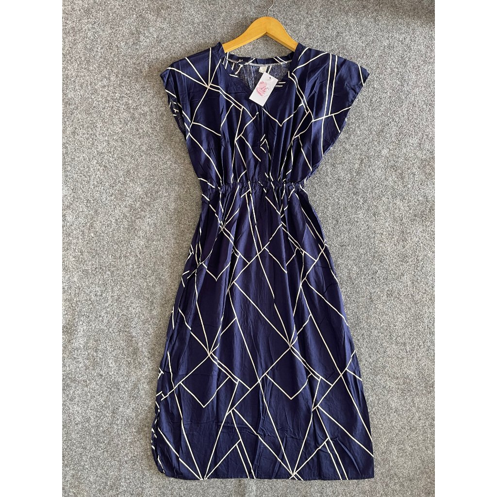 DASTER DRESS WANITA VIONA MOTIF RAYON PREMIUM