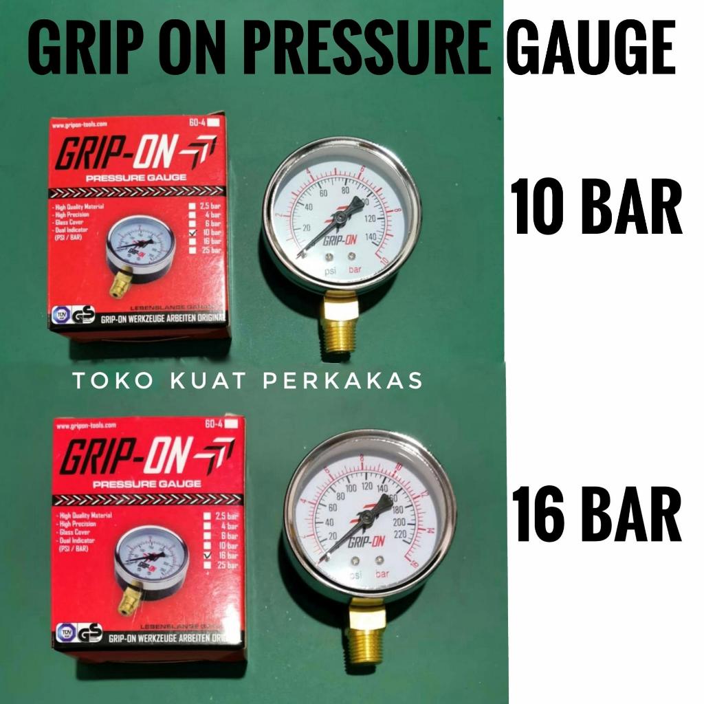 Pressure gauge GRIP ON meteran kompresor