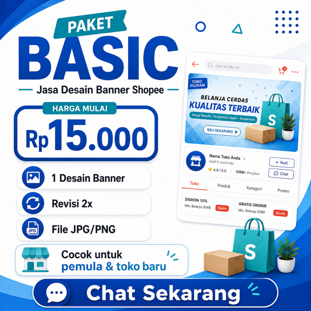 JASA DESAIN BANNER SHOPEE PROFESIONAL
