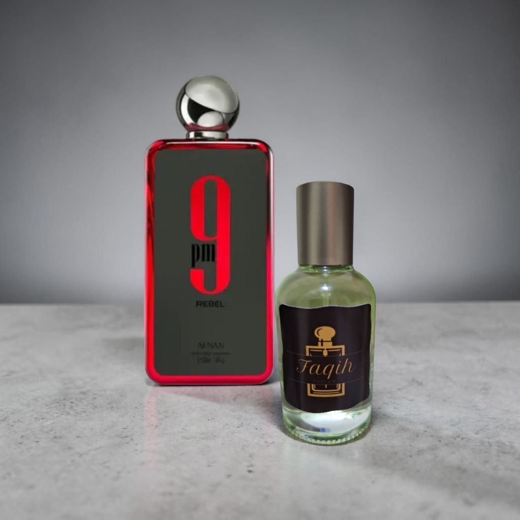 Parfume Refill Bibit Ori 9 Pm Rebel Afnan