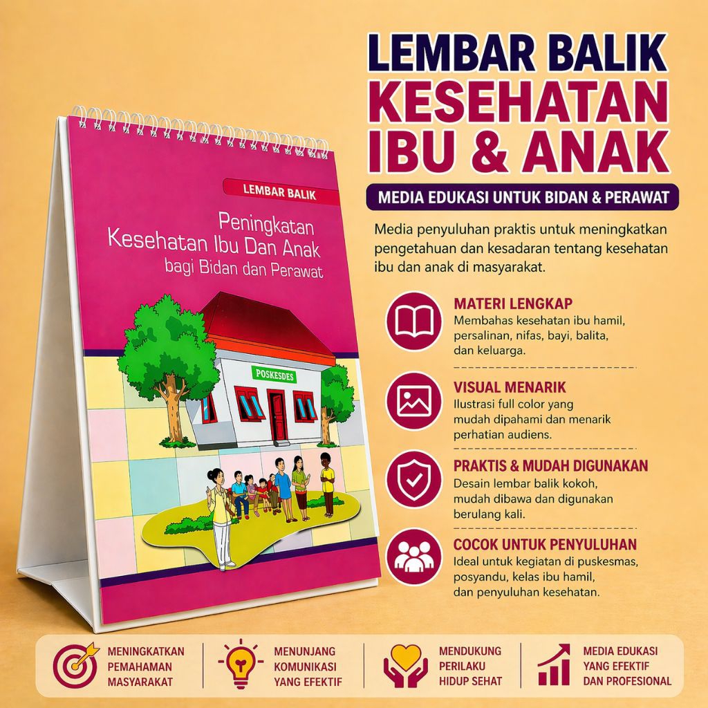 Lembar Balik Peningkatan Kesehatan Ibu dan Anak bagi Bidan dan Perawat