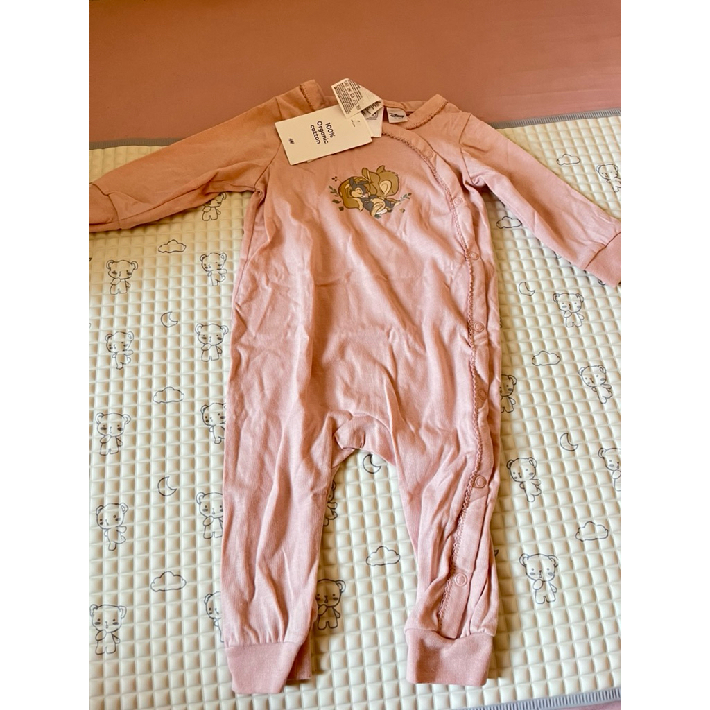 Sleepsuit cetak H*m baby