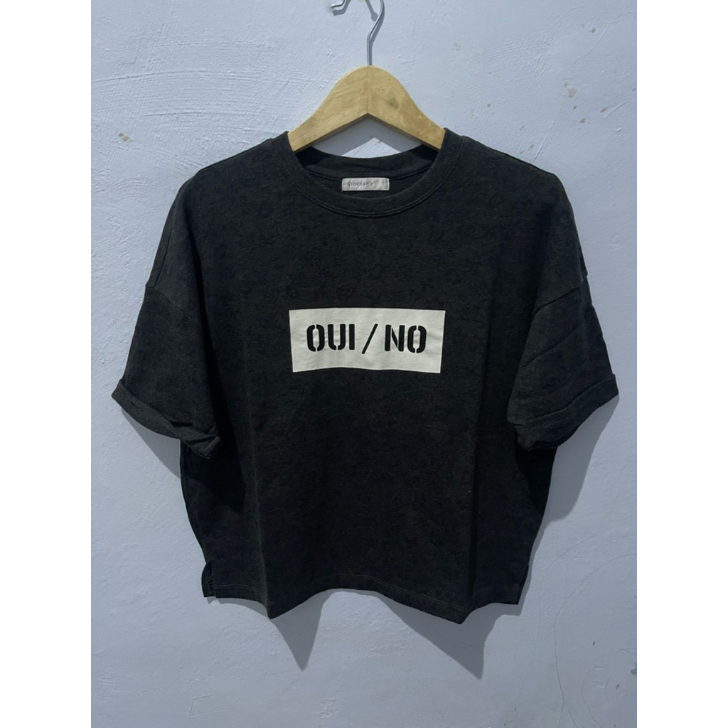 Kaos Cewek Giordano Original Second