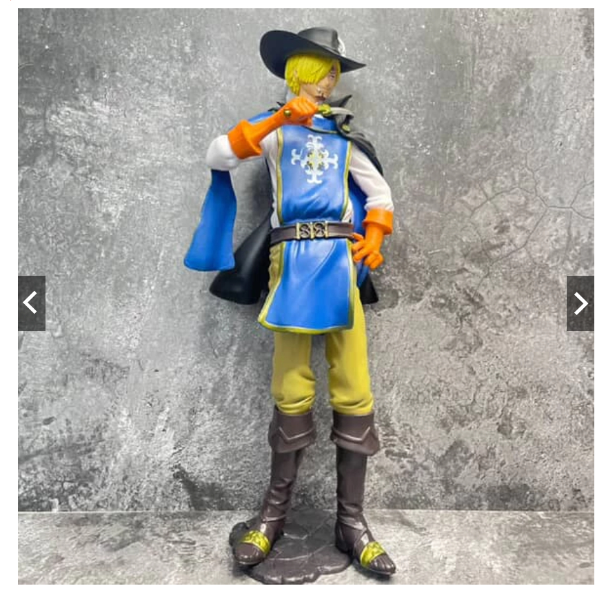 Dekorasi Patung Model Anime patung harta karun Barat Reiju Sanji satu bagian patung koleksi PVC 23cm