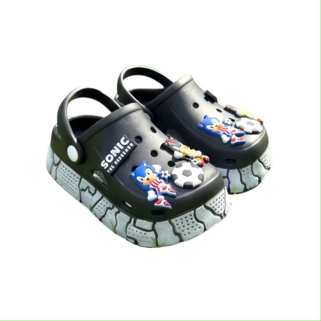 Sandal Selop Baim Anak Laki laki kekinian sandal clog cowok Bertali belakang