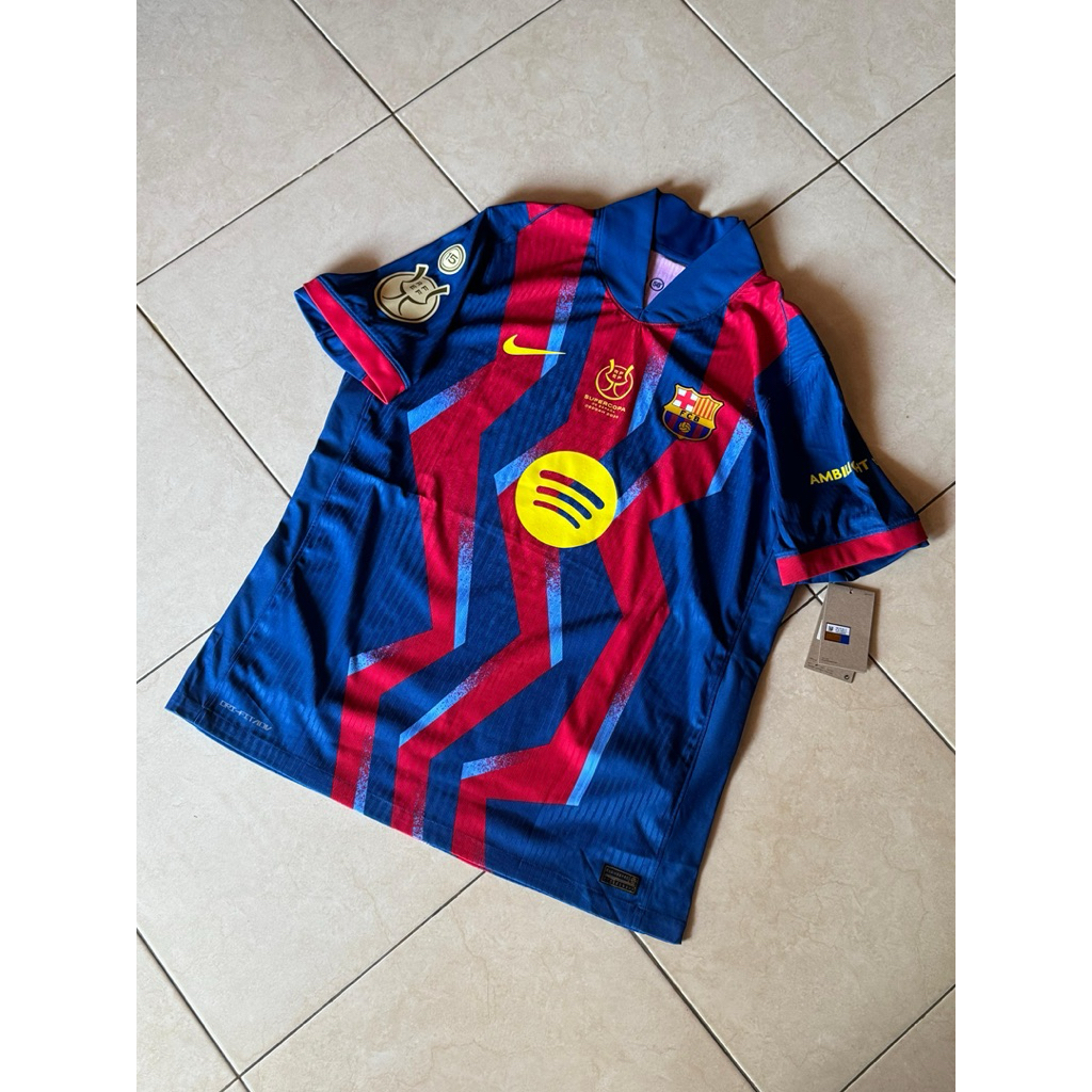 Jersey Fc barcelona 4th 25/26 authentic version full patch super espana 2026 nameset lamine yamal 10