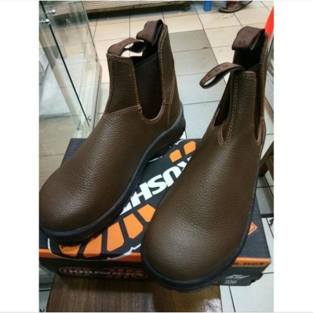 Sepatu Safety Krusher Nevada Brown