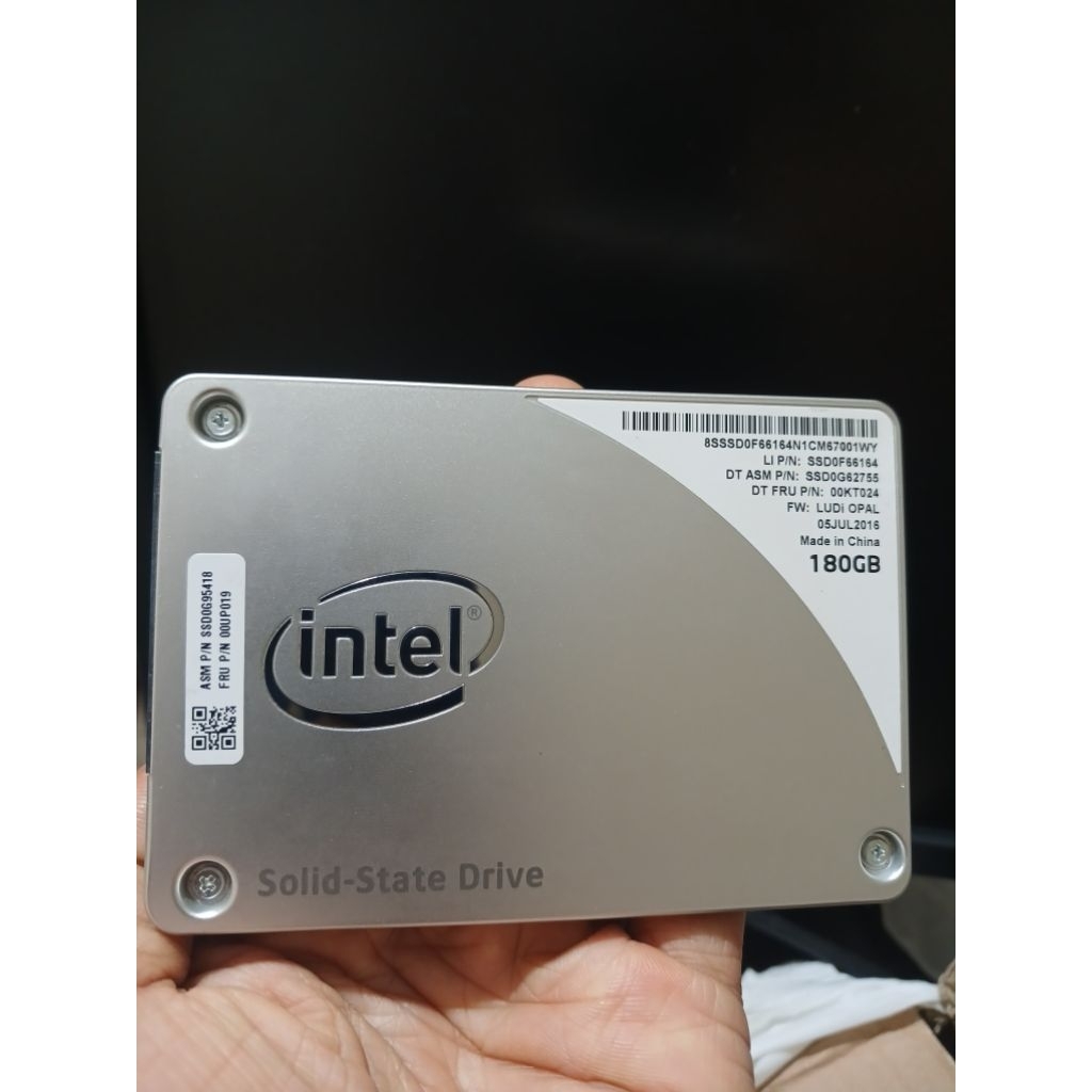 SSD SATA 180GB INTEL SILVER ORI COPOTAN