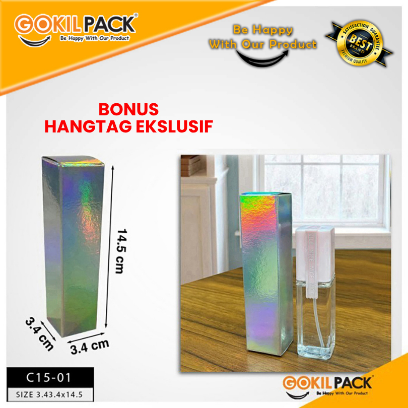 Kotak Souvenir|Hologram|Kado|Parfum|Serbaguna|Dus|Box|Packaging|C15