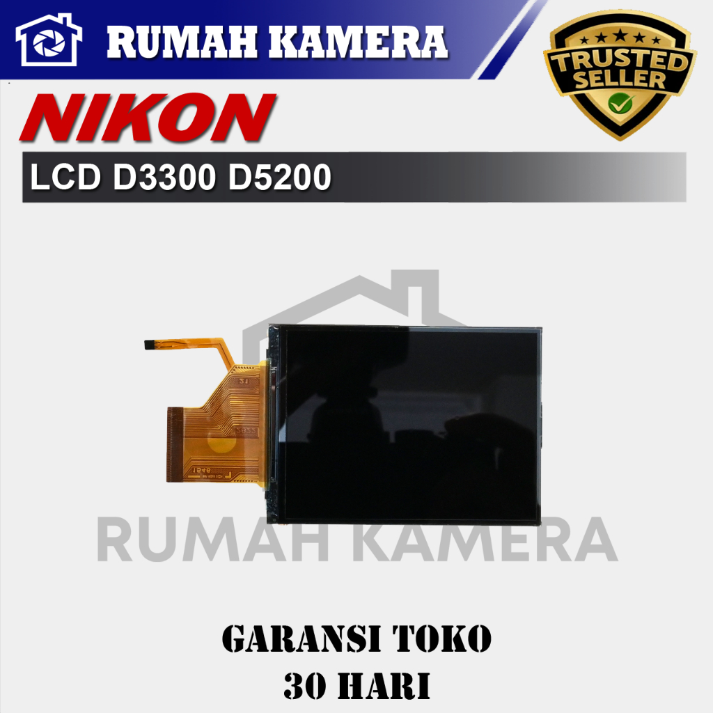 LCD Nikon D3300 D5200 Second Vignete sedikit