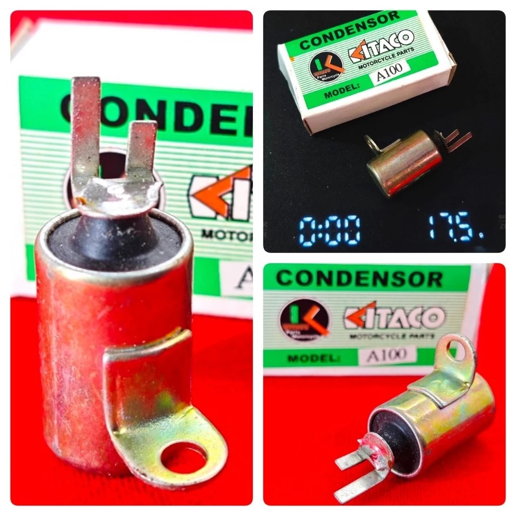 KONDENSOR A100 KITACO A100 fr70 fr80 gp100 32341-12011 suzuki a 100 fr 70 80 gp 100 condensor kapasi