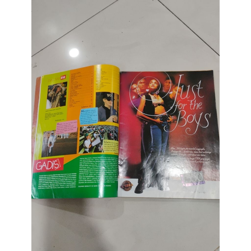 Majalah GADIS No. 13, edisi tahun 1994.