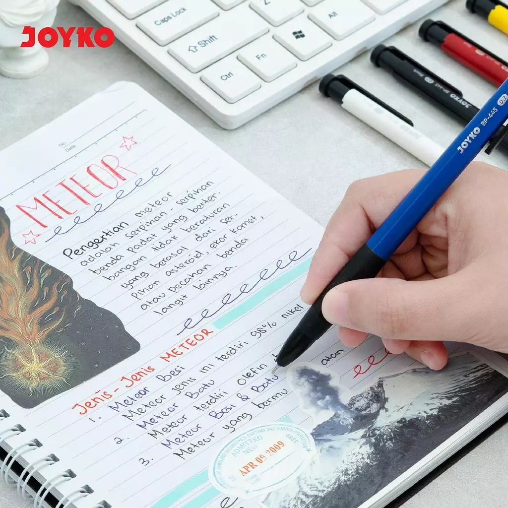 JOYKO Ball Pen Pulpen 1 Pack BP-445 0.7mm Isi 12 Pcs