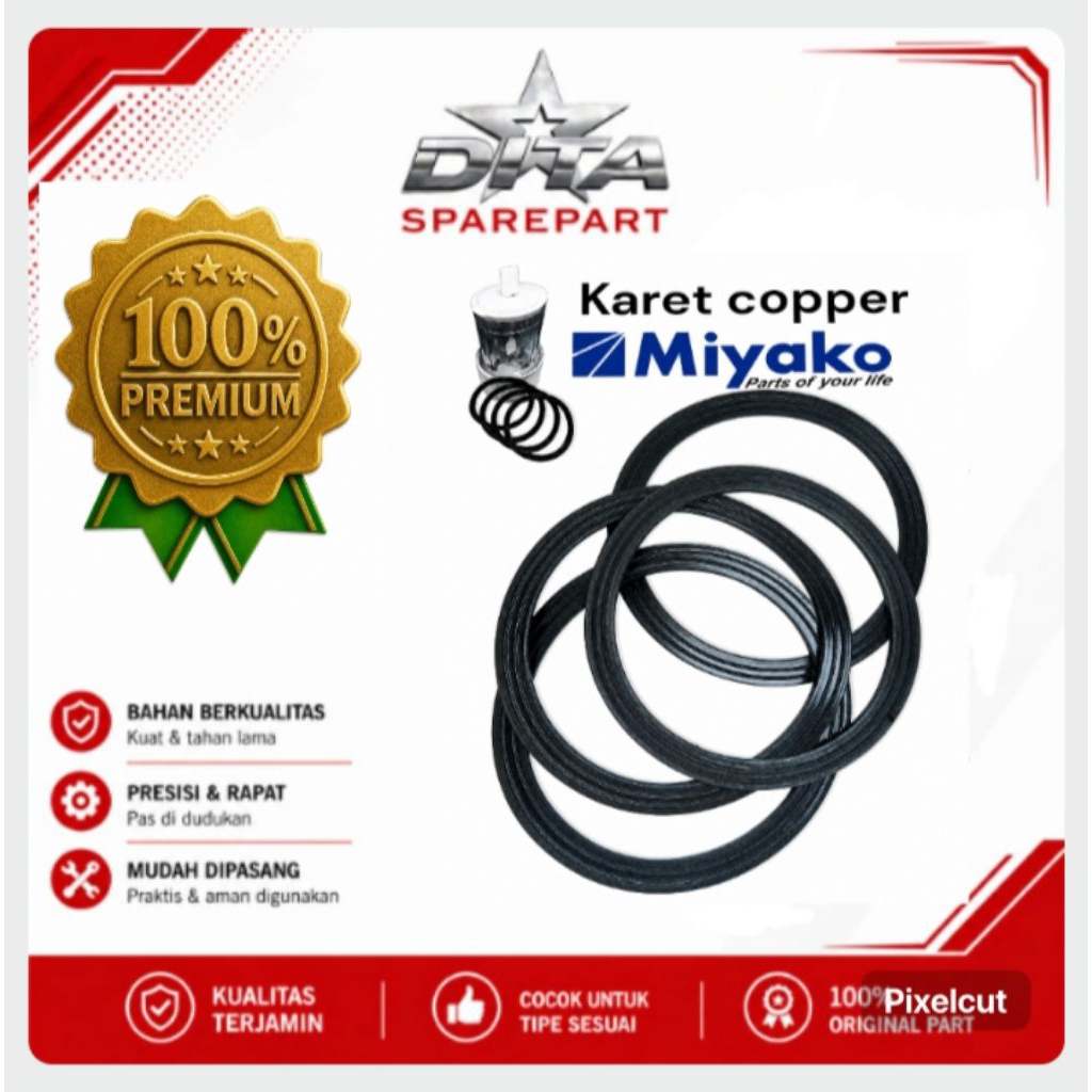 SEAL KARET COPER BLENDER MIYAKO