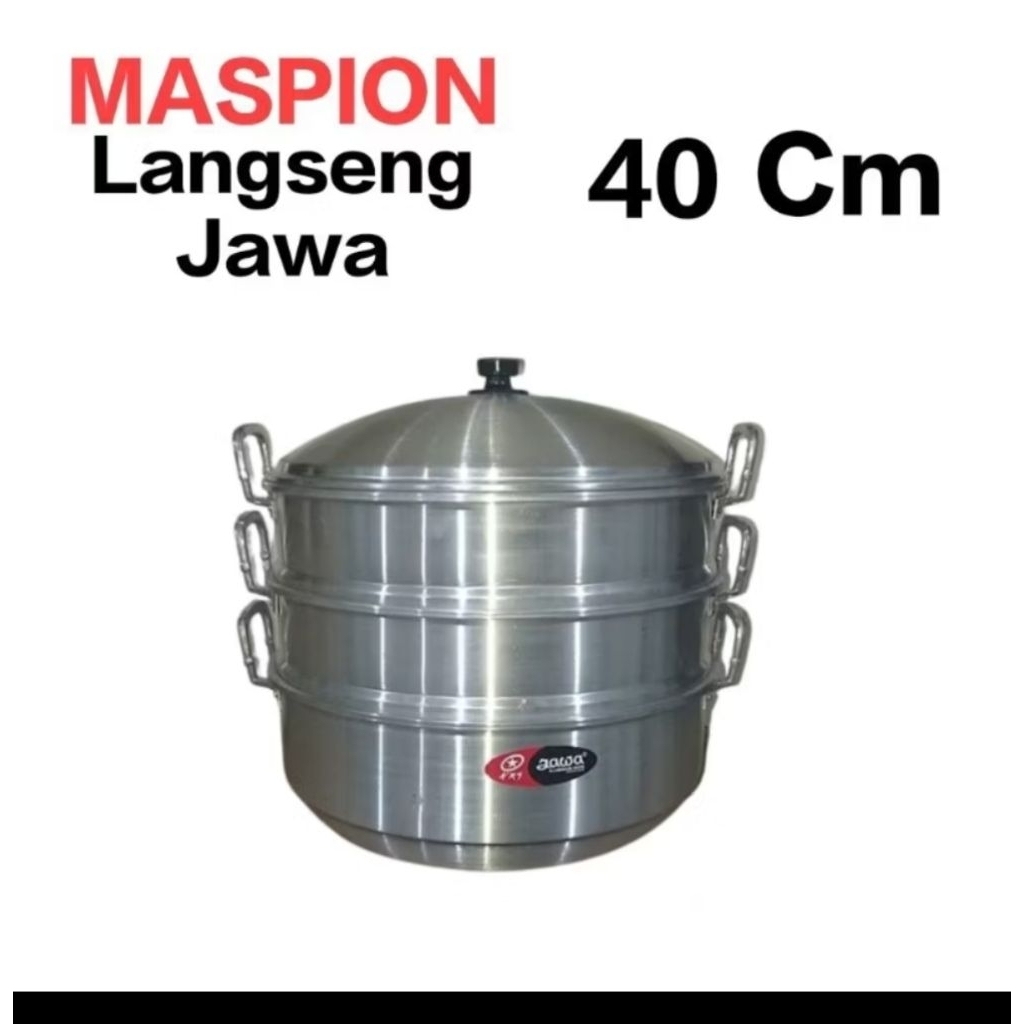 MASPION PANCI KUKUSAN LANGSENG JAWA 40CM 3 SUSUN