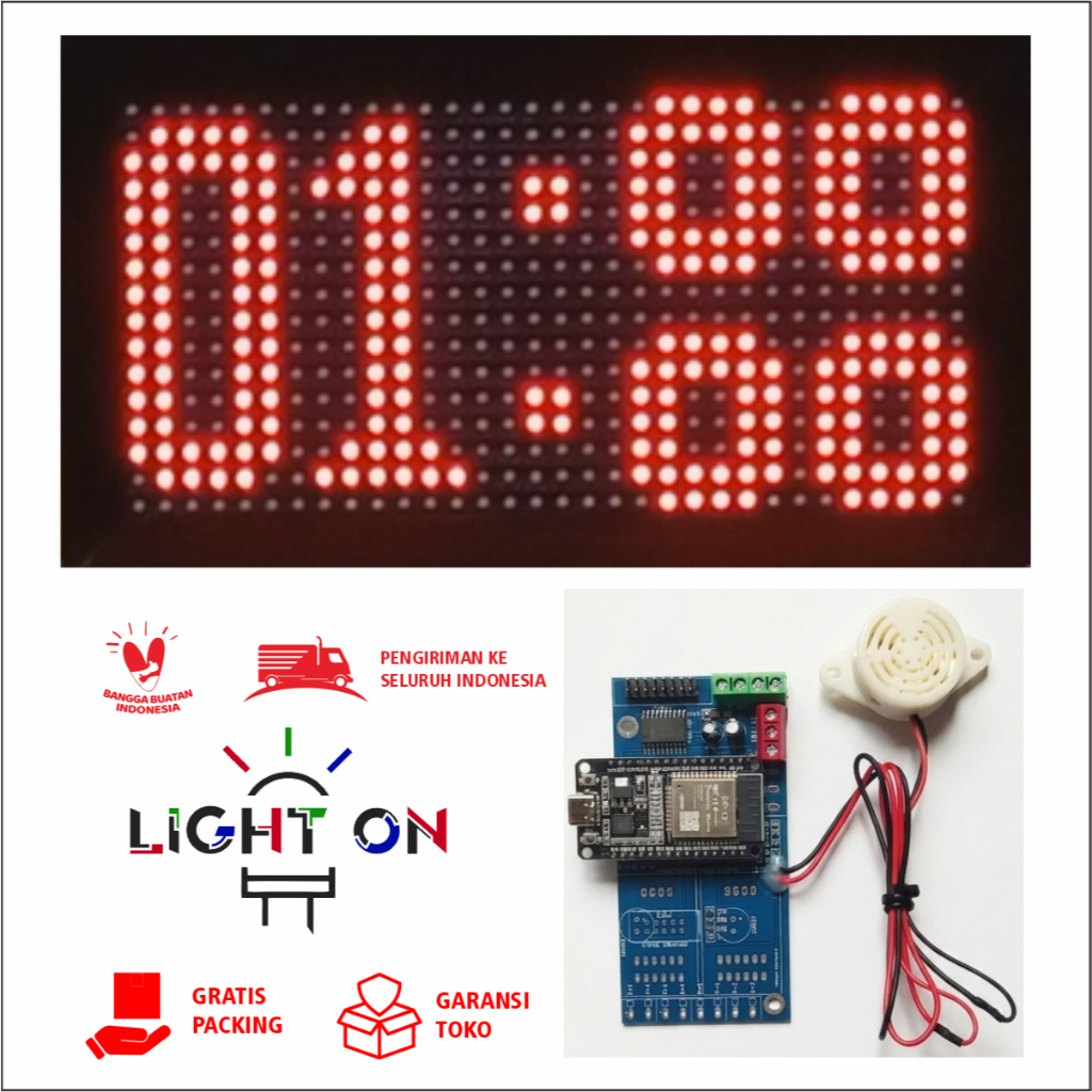 Controller Display Timer Stopwatch Counter UP, DOWN, NO LIMIT - Panel P10 1 panel
