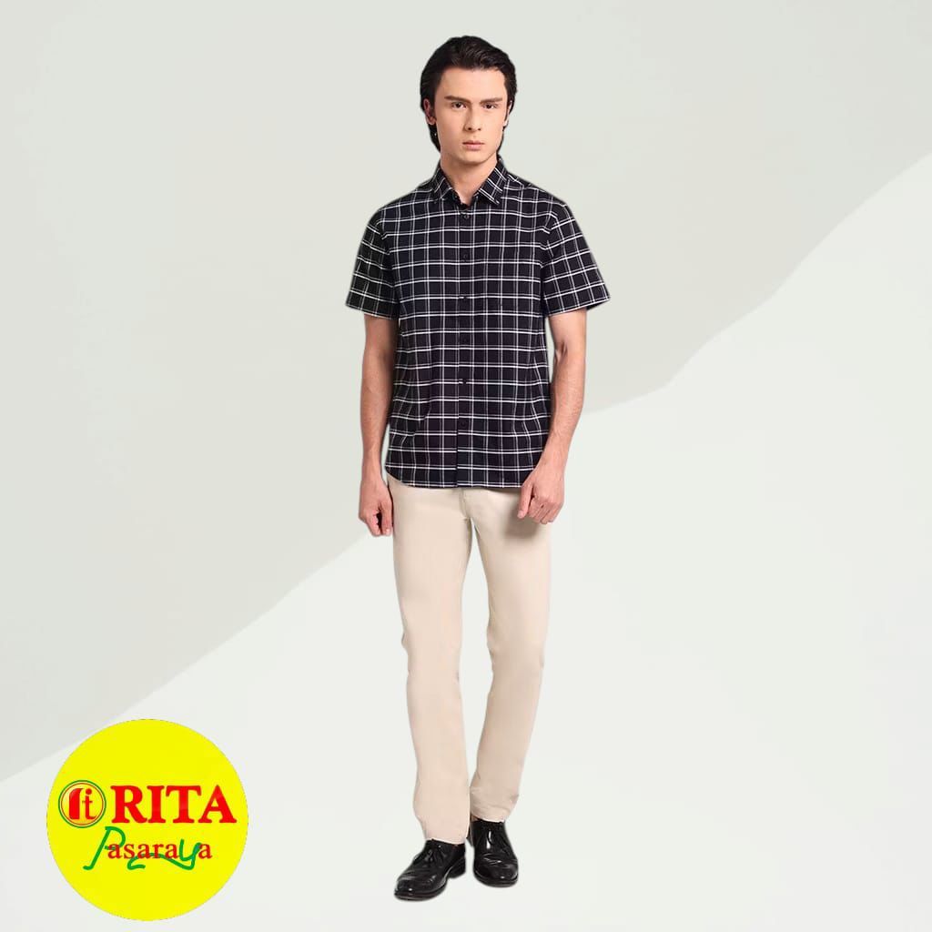 Manzone Kemeja Pria Lengan Pendek