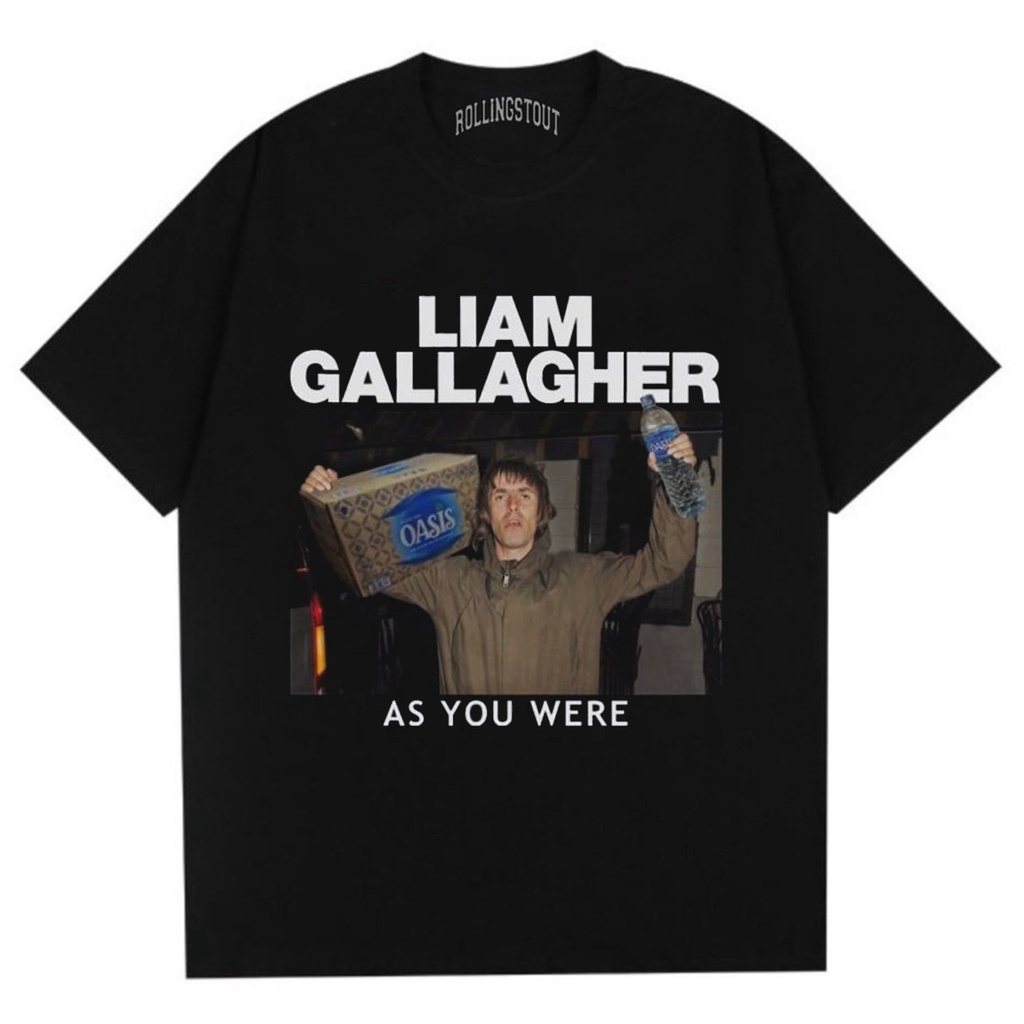 Tshirt - Liam Galagher | Kaos Band oasis | Parodi Plesetan | BAJU MUSIK METAL ROCK
