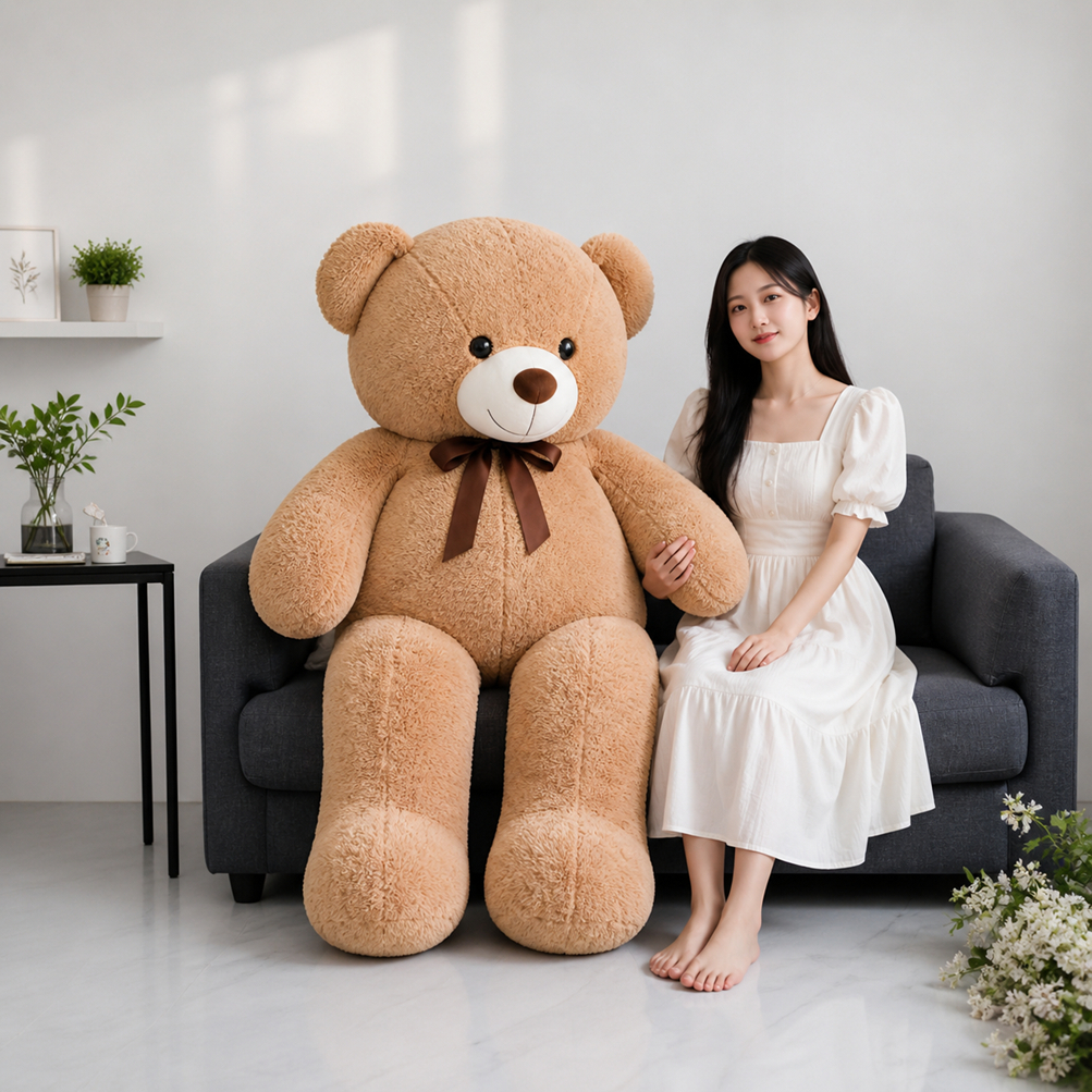 Boneka Jumbo Teddy Bear Boneka Besar 1,3 Meter SNI