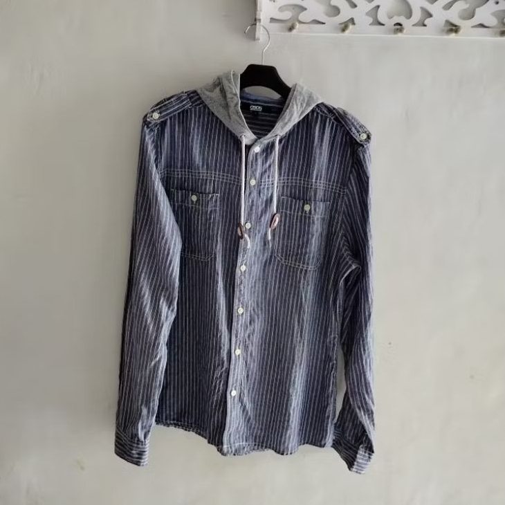 kemeja pria SIZE XL asos Hoodie branded