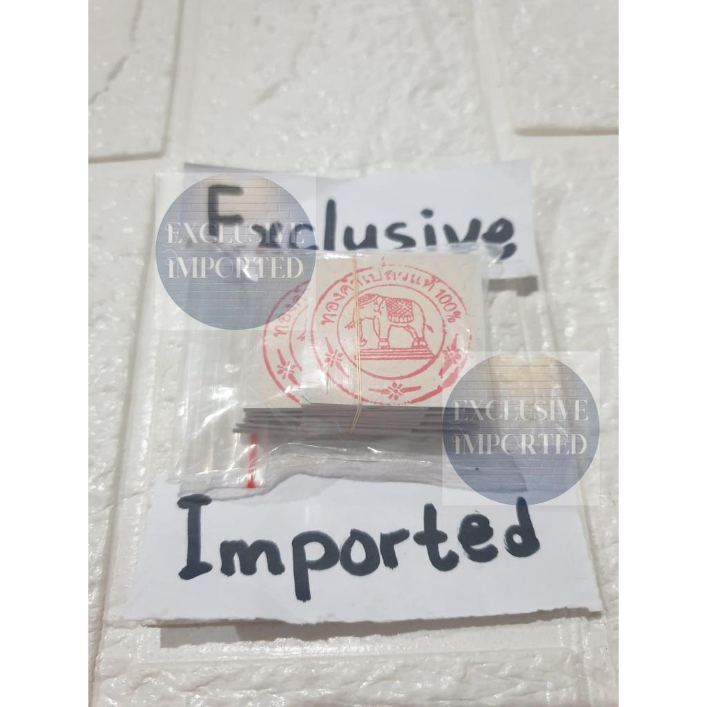 edible kertas emas gold leaf foil sheet kertas prada sepuhan sepuh 24k