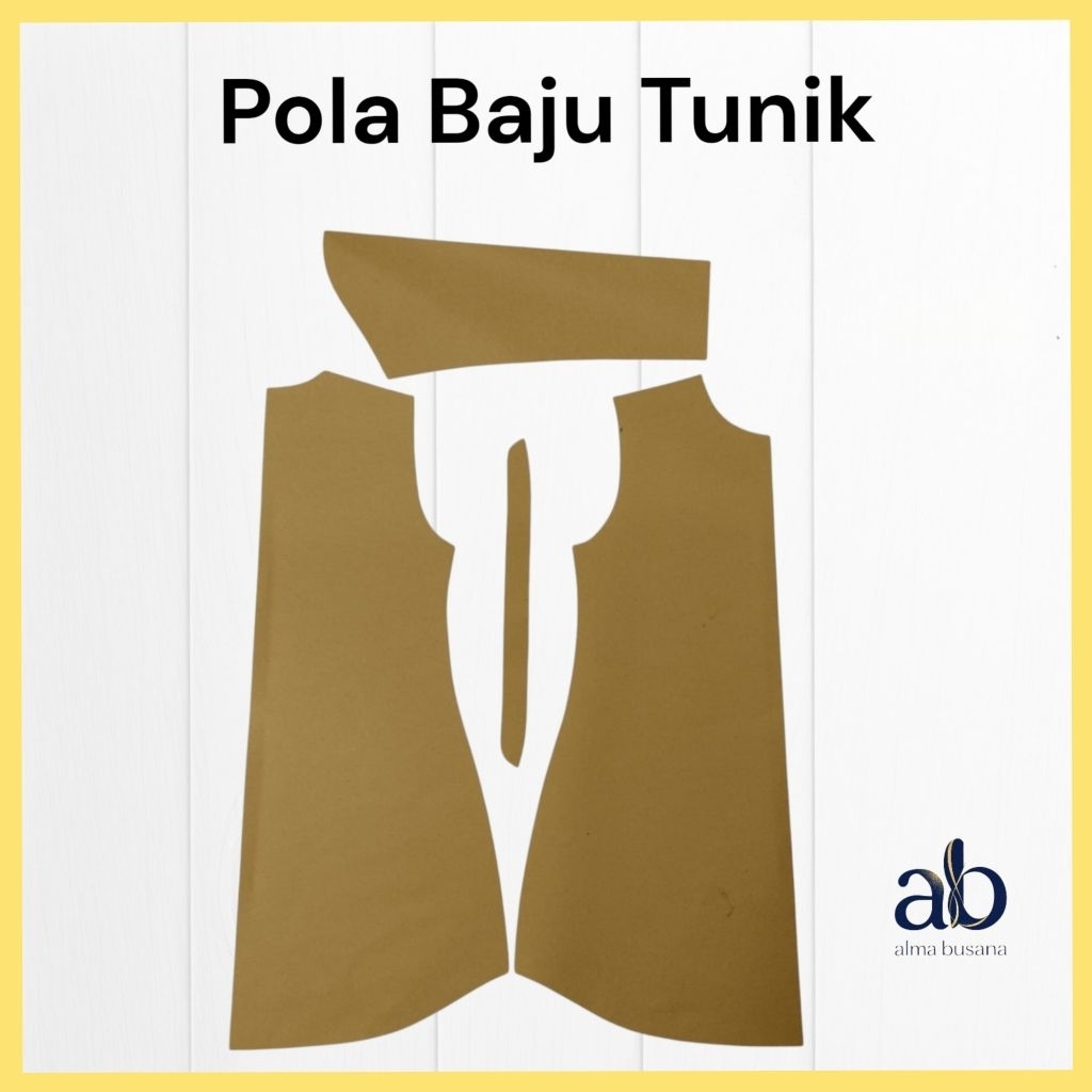 pola Baju Tunik | pola instan baju Tunik