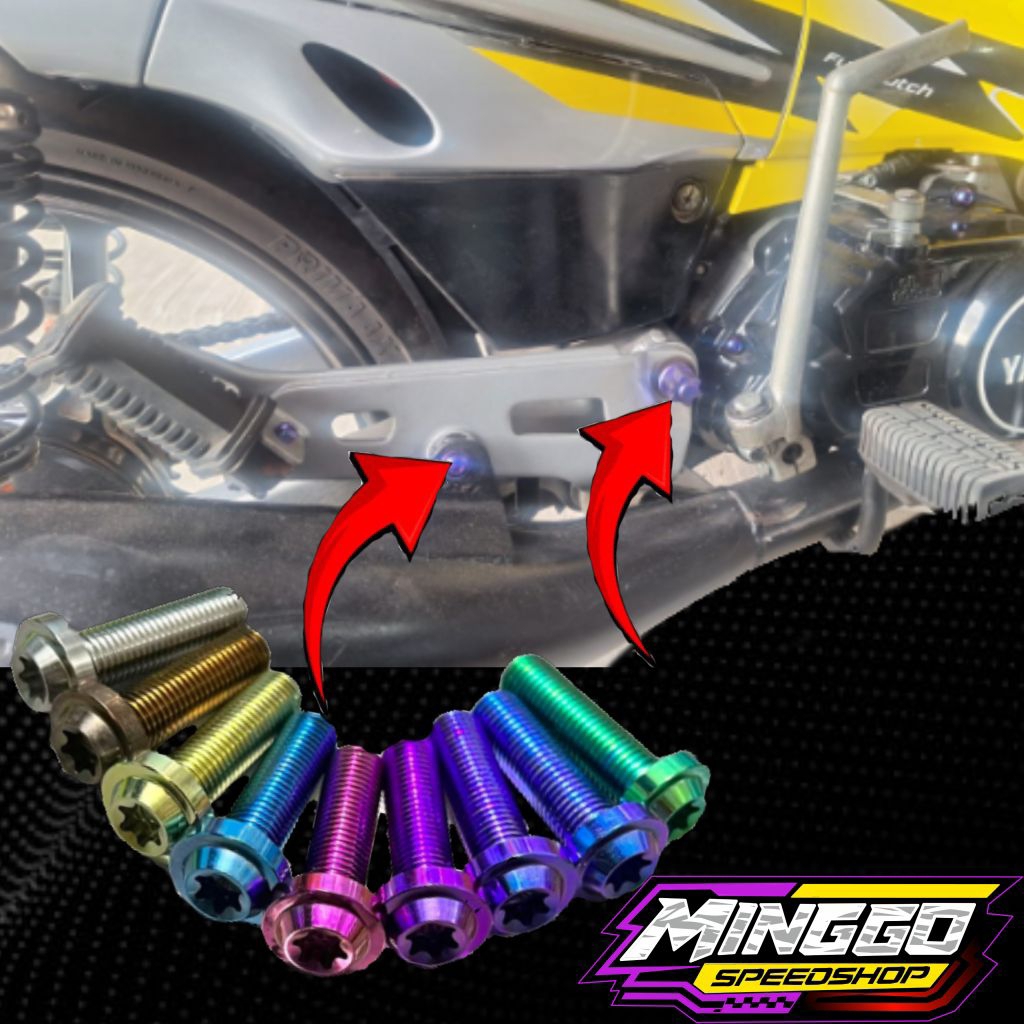 mur as arm fizr Titan mur as swing arm F1Zr Titan plus baut breket knalpot
