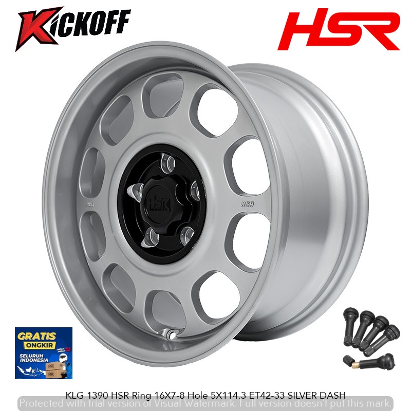 VELG RACING MODEL KALENG R16 MOBIL INNOVA ERTIGA CRV BRV HRV XPANDER XL7  DLL VELG HSR TYPE KLG R16