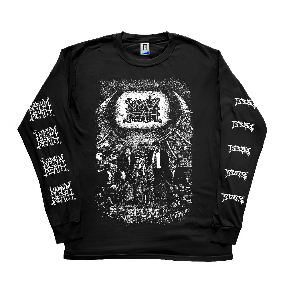 NAPALM DEATH scum - Long sleeve  | LONG SLEEVE musik | LS band | LONG SLEEVE KAOS  metal | Long slee
