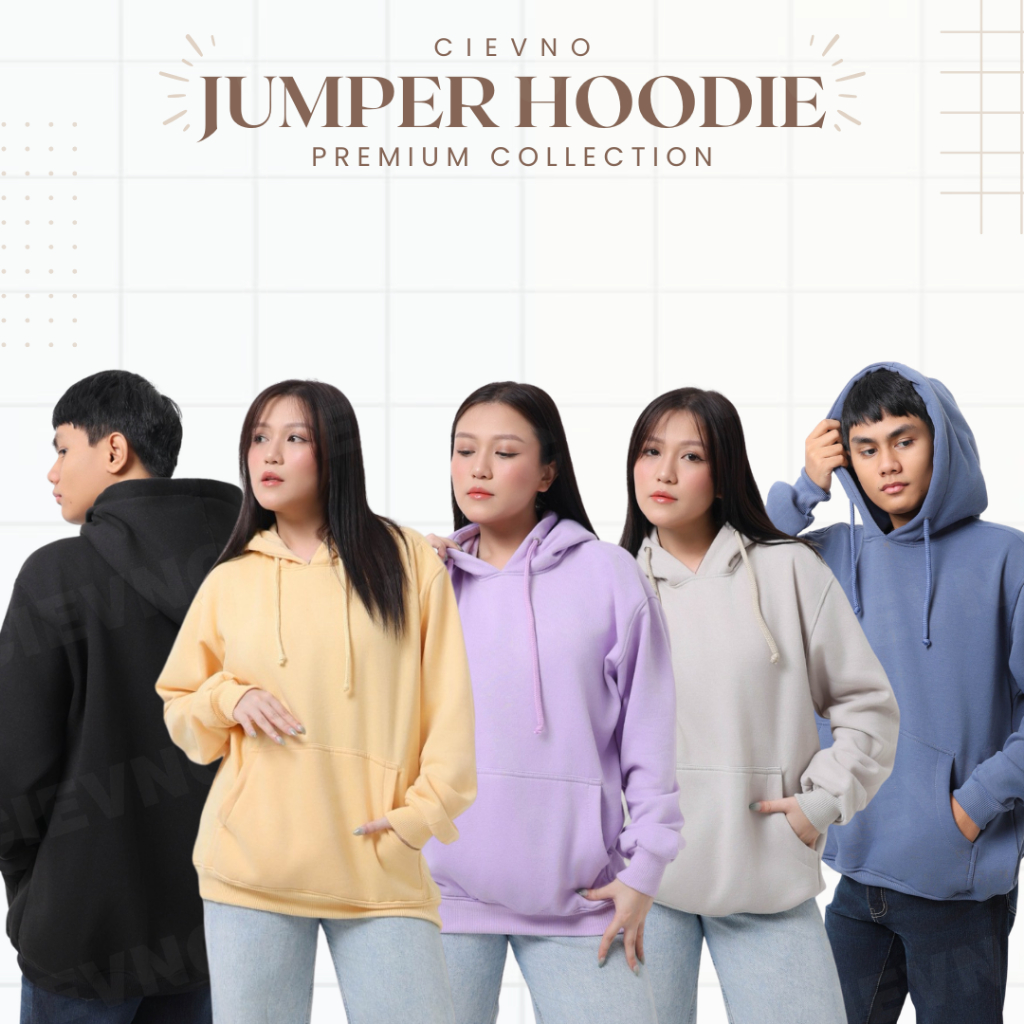 CIEVNO - HOODIE JUMPER PREMIUM POLOS SIZE S - XL INTERNASIONAL (UNISEX)