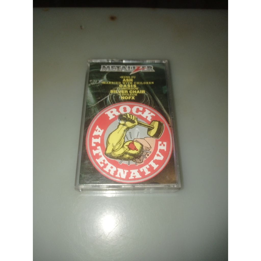 kaset Pita Alternatif Rock-Metalizer-ash-oasis-nofx-silver chair