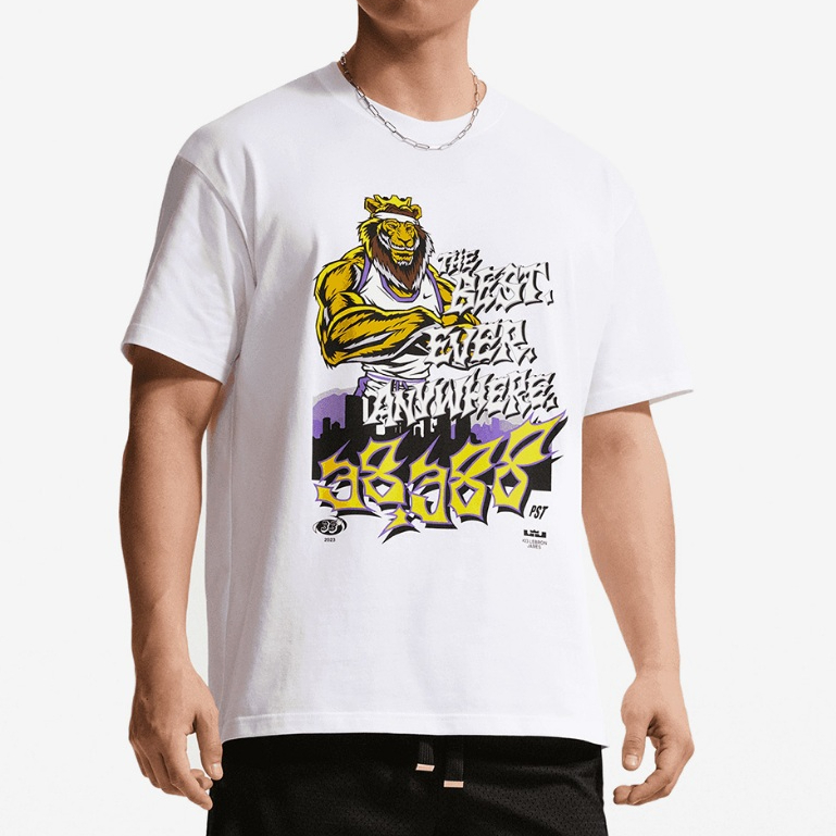 Kaos Basket Nike Lebron James Tee For The Record IH8576-100