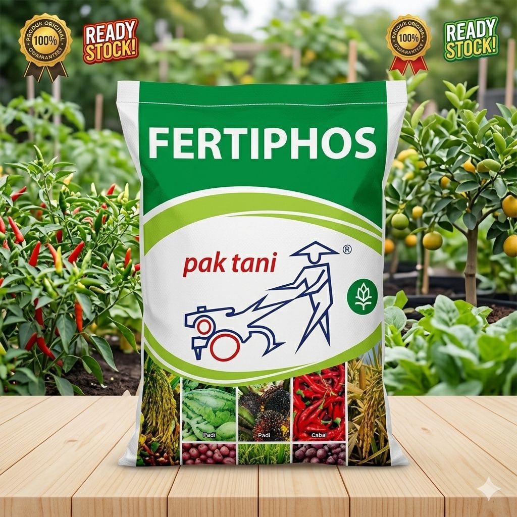 Pupuk Fertiphos Hijau 1kg Repack - Nutrisi Tanaman Lengkap Pengganti SP36
