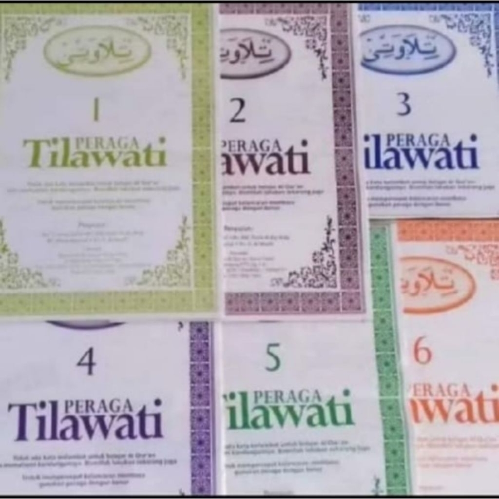 PERAGA TILAWATI JILID 123456,PERAGA PAUD